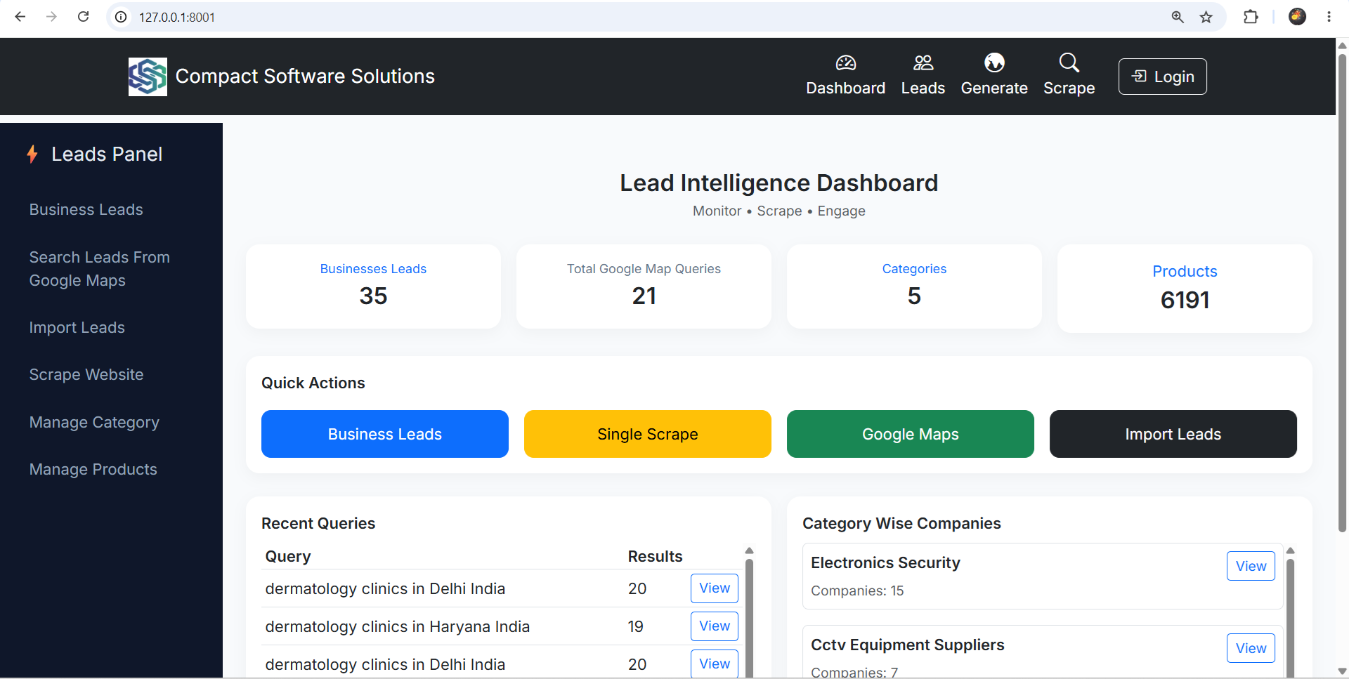  Intelligent Lead Generation Engine 